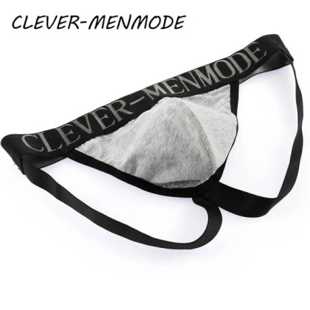 CLEVER-MENMODE Men's Sexy Buttocks Thong Raised Bag Backless Underwear G String Crop Top Panty Men Fetishes Sissy Gay Bikini