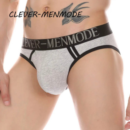 CLEVER-MENMODE Men's Sexy Back Open Buttock Briefs Open Hip Panties Jockstrap T Back Big Penis Bag Panties Gay Sissy Bikini