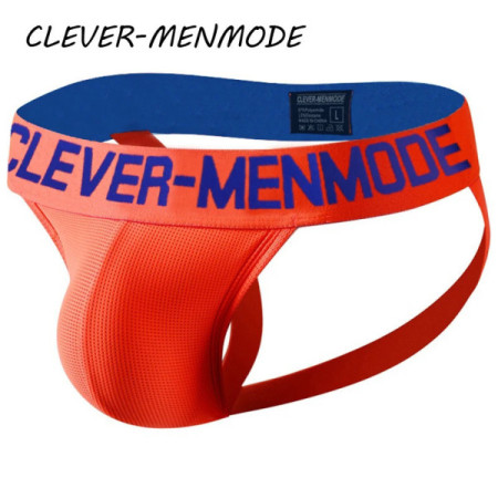 CLEVER-MENMO Men Sexy Porn Buttock Thong String T Back Cutout Mini Panties Exotic Jockstrap G String Penis Bag Lingerie Adult 18