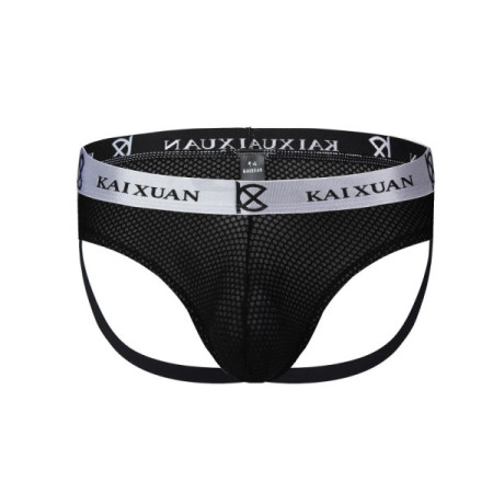 Mesh Men Sexy Underwear Thong Jockstrap and G String Sissy Panties Penis Pouch T-Back Lingerie Hombre Underpants Elastic