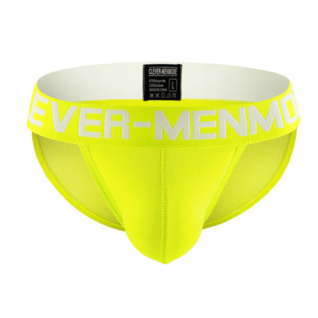 CLEVER-MENMODE Sexy Men Underwear Mesh Briefs Penis Pouch Thin Underpants Bondage Elastic Strap Band Slips Lingerie Panties