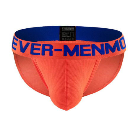 CLEVER-MENMODE Sexy Men Underwear Mesh Briefs Penis Pouch Thin Underpants Bondage Elastic Strap Band Slips Lingerie Panties